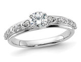 4/5 Carat (ctw G-H-I, SI1-SI2) Lab-Grown Diamond Engagement Ring in 10K White Gold